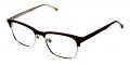 Groveland Discount Eyeglasses Black White 